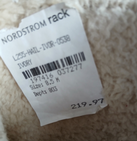 NEW! Larroude Size 8.5 Cream Leather Side Zipper Entry Boots - Picture 2 of 10